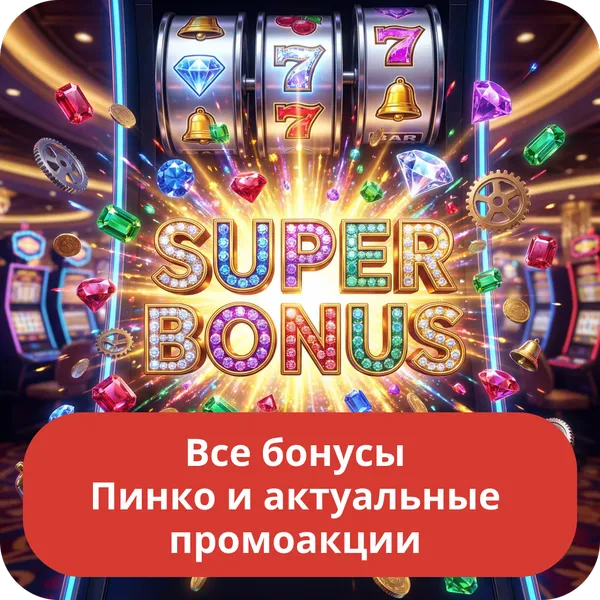 Все бонусы Пинко и актуальные промоакции